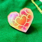 Legend of Zelda Heart Containers/Pieces Holographic Pins