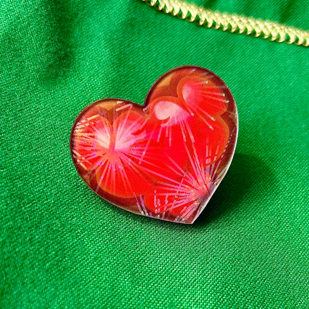 Legend of Zelda Heart Containers/Pieces Holographic Pins