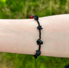 Black Widow - Crystal Beaded Bracelet