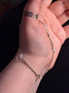Quartz Beaded Chain Bracelet