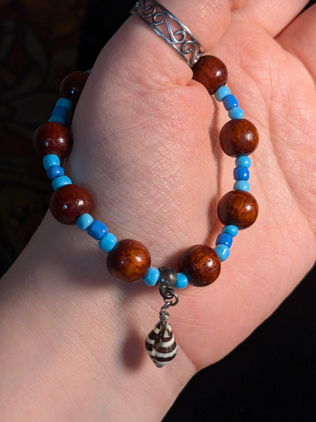 Wooden Meditation Beaded Bracelet