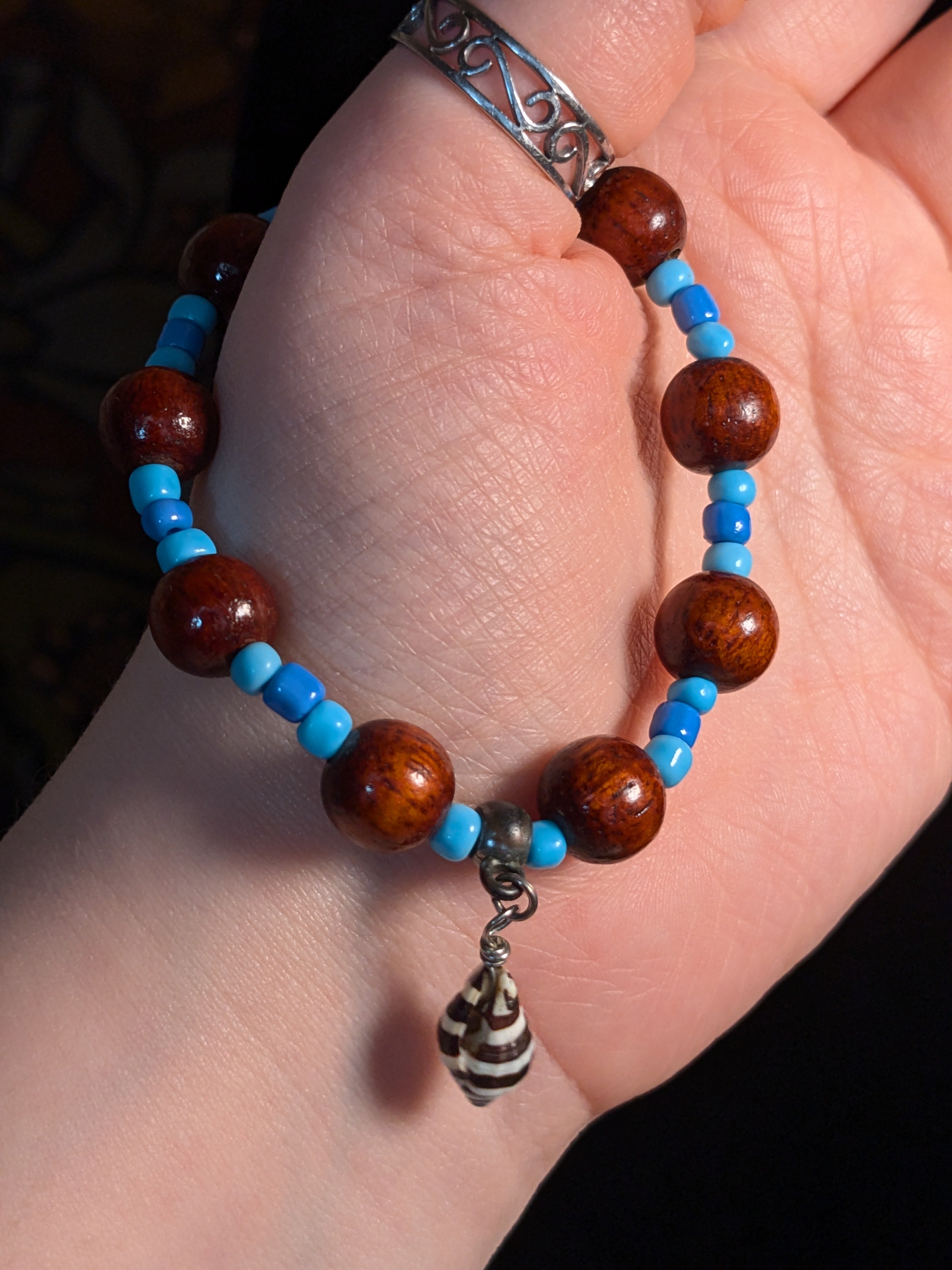 Wooden Meditation Beaded Bracelet