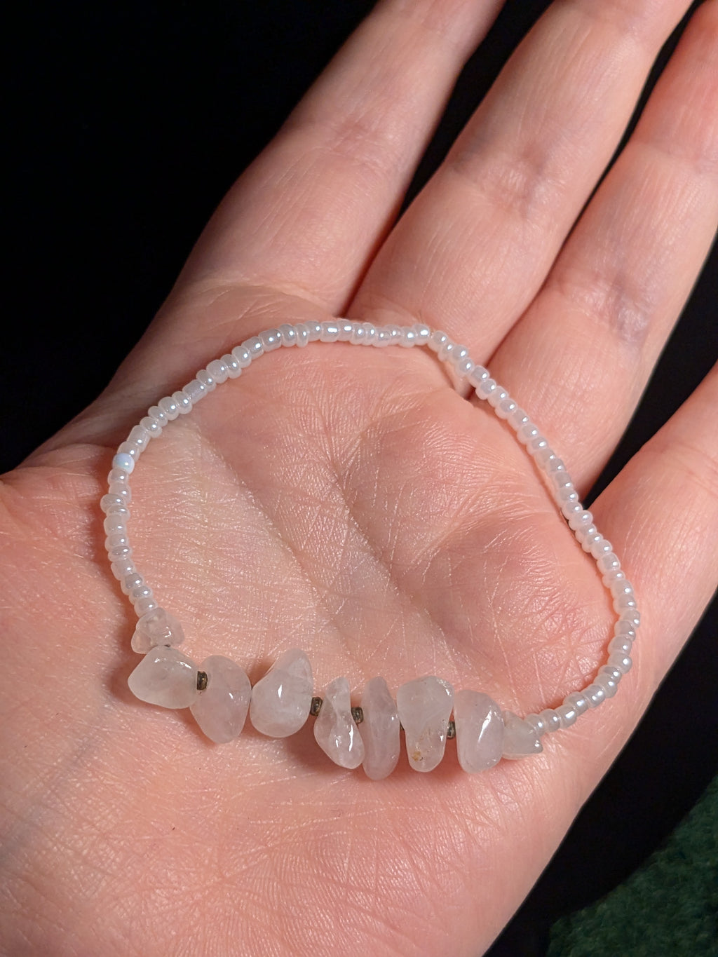 Rose Quartz Beaded Bracelet
