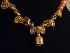 Honeyed Gold - Amber and Wooden Beaded Necklace
