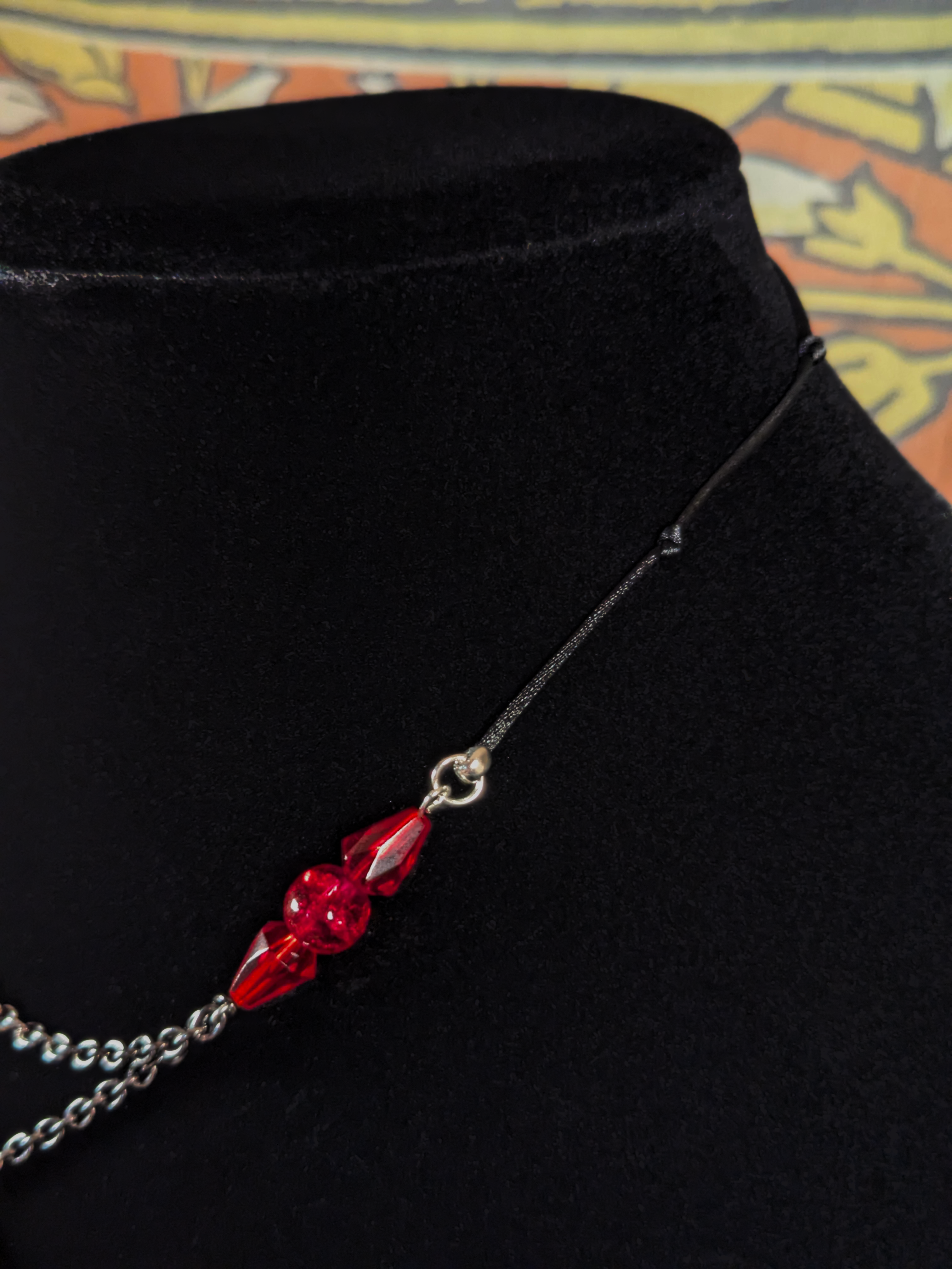Blooddrop - Beaded Chain Necklace