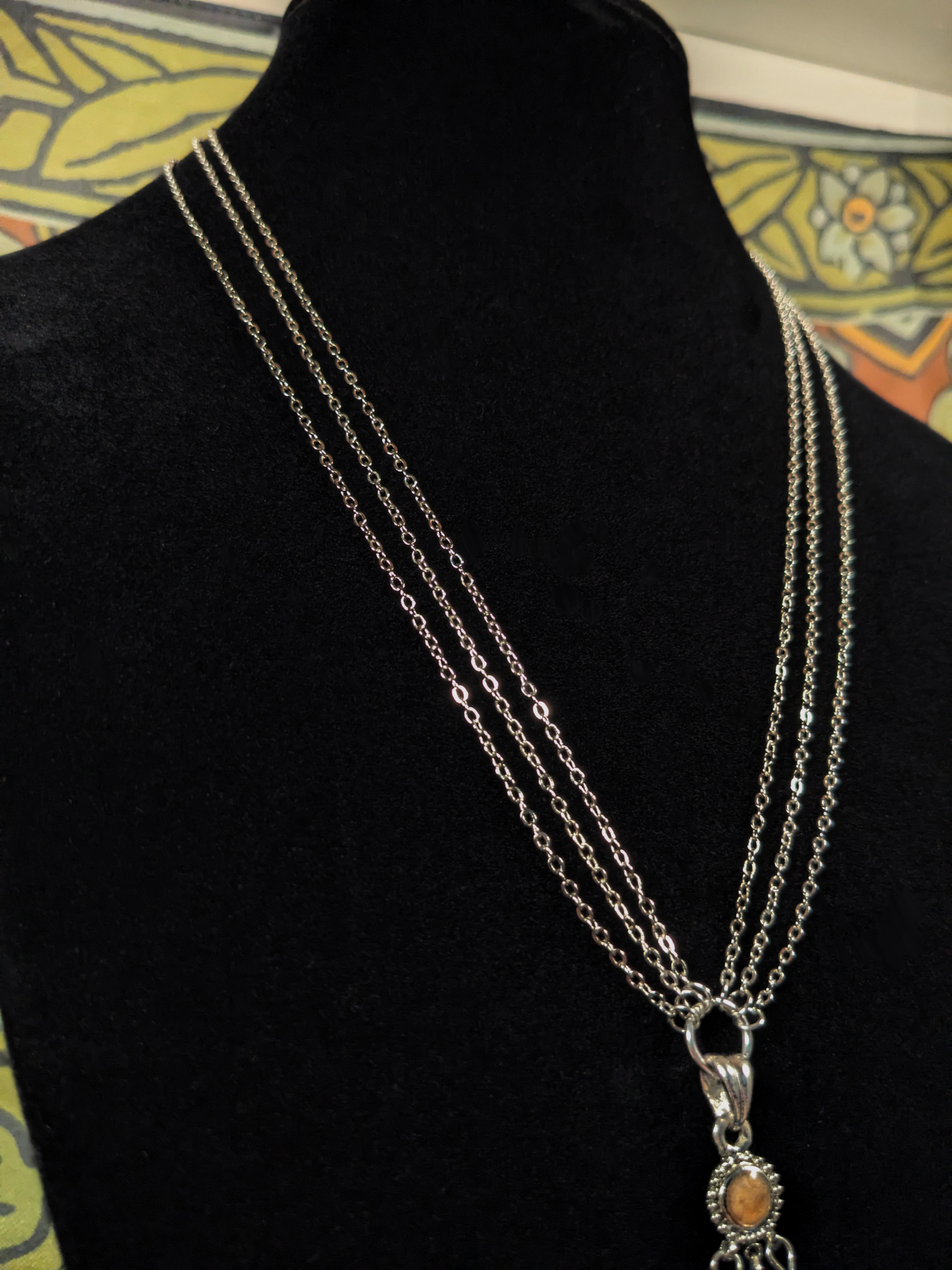 Bluebells - Pendant Multi-Chain Necklace