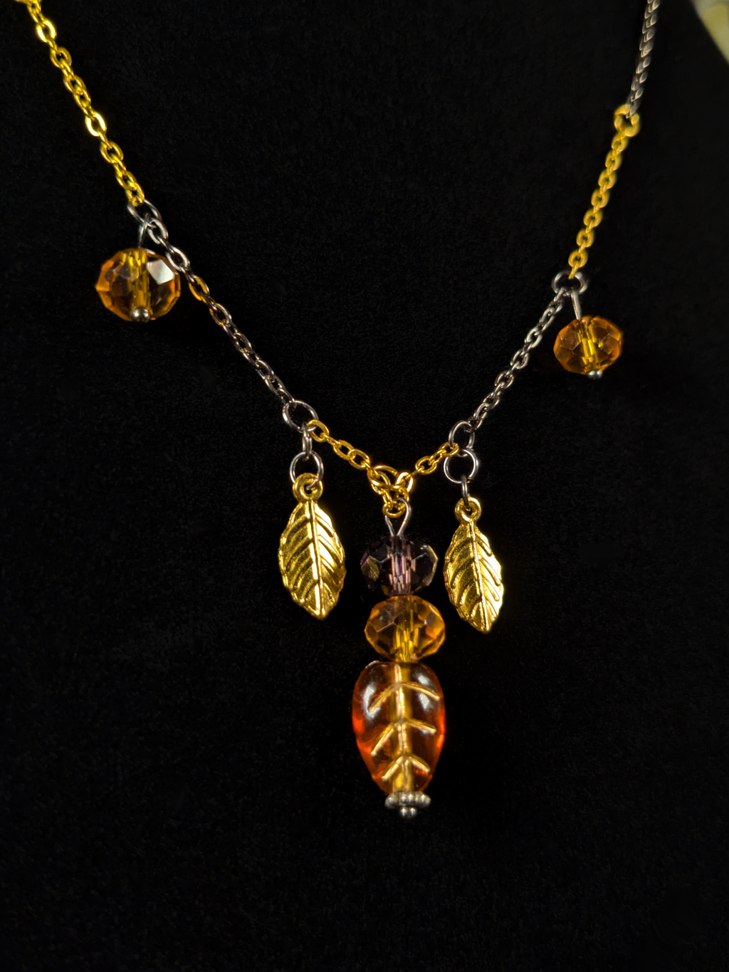 Honeybee Crystal Chain Necklace