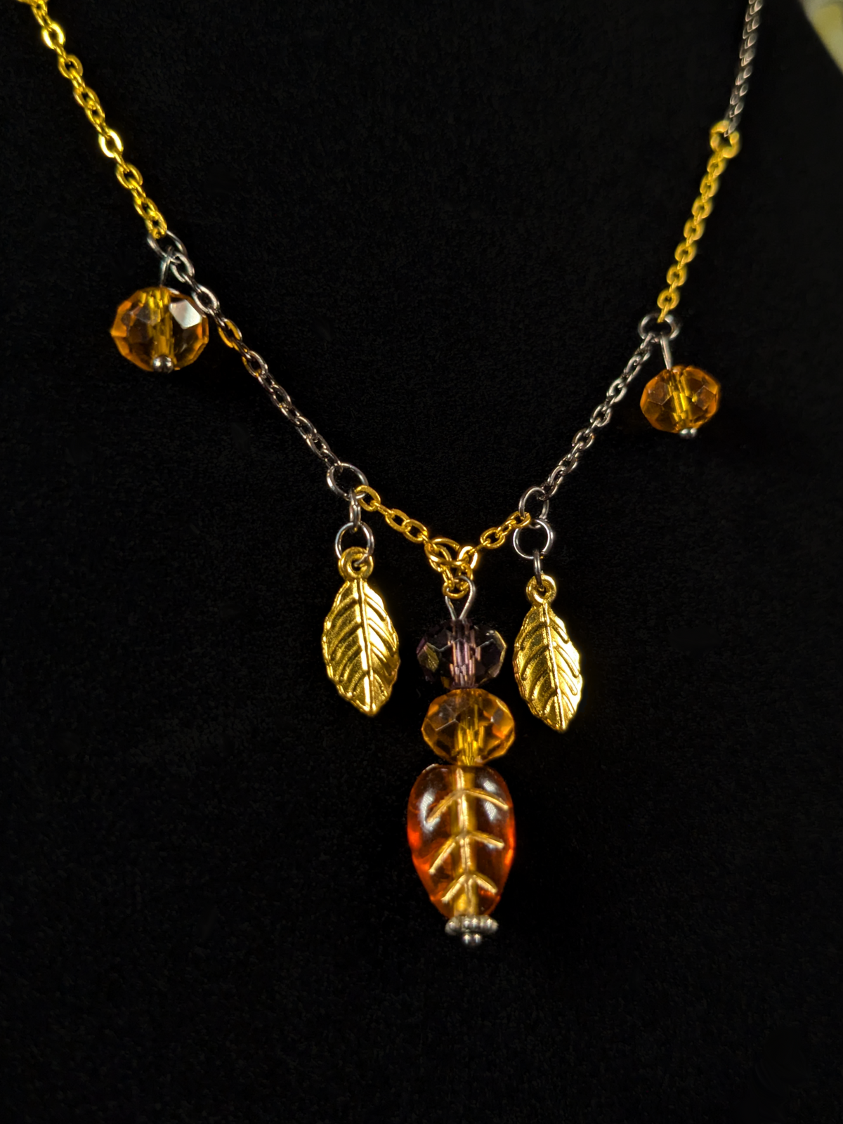 Honeybee Crystal Chain Necklace