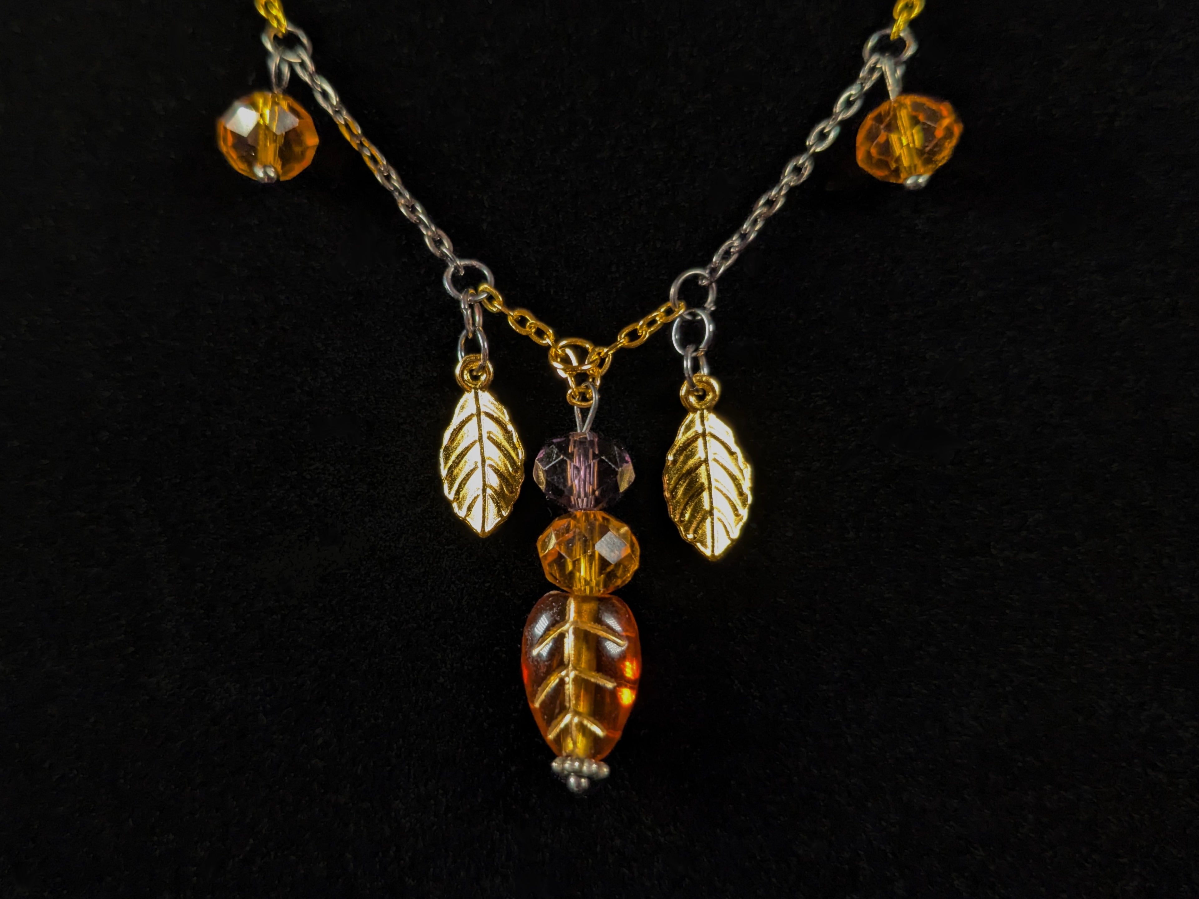 Honeybee Crystal Chain Necklace
