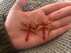 Dragonfly Beaded Earrings