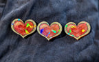 Legend of Zelda Heart Containers/Pieces Holographic Pins